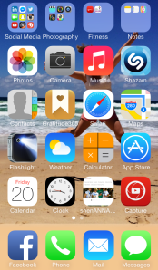 Anna Johnston Home Screen